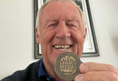 Slapstick Legacy Medal 13 Chris Tarrant slapstick medal