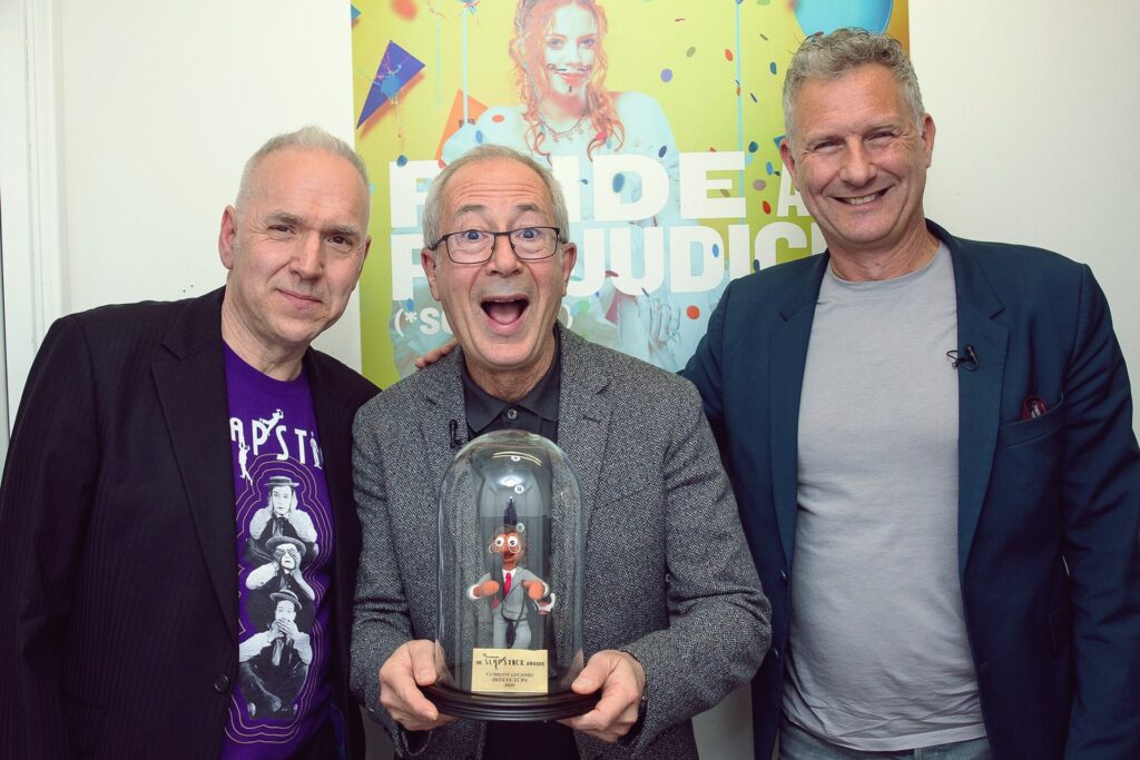 Comedy Legend Ben Elton with Chris Daniels and Adam Hills
